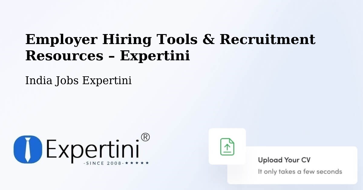 Employer Hiring Tools & Recruitment Resources – Renigunta - Renigunta, India Jobs Expertini